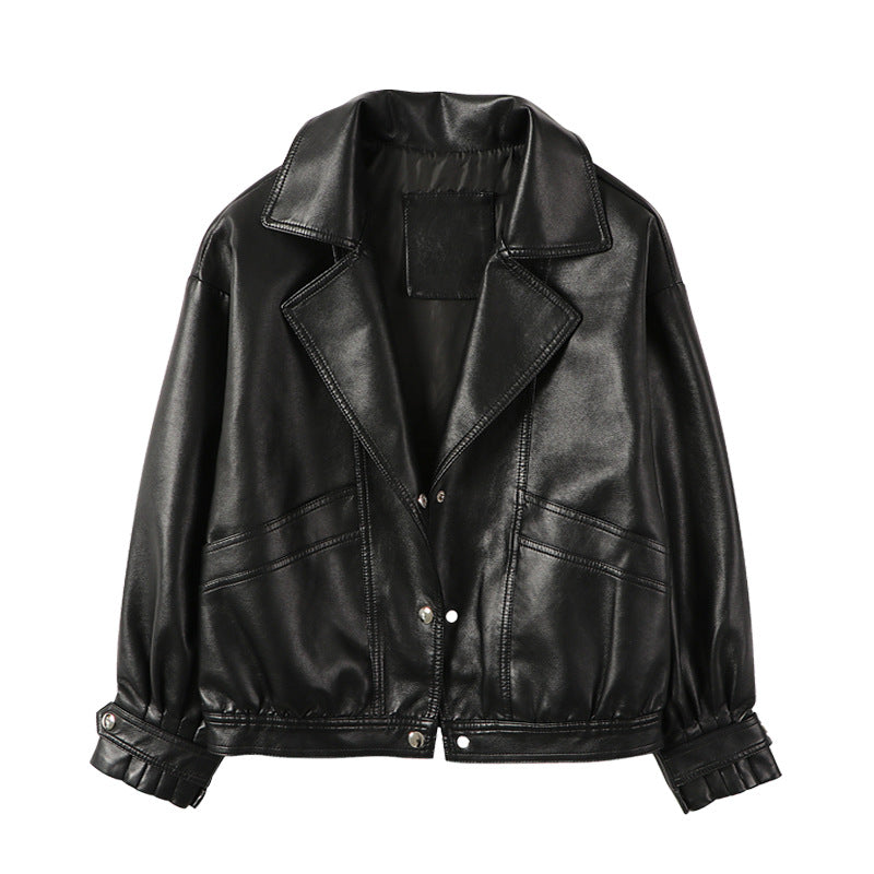 Blouson "Street-Chic" en Similicuir