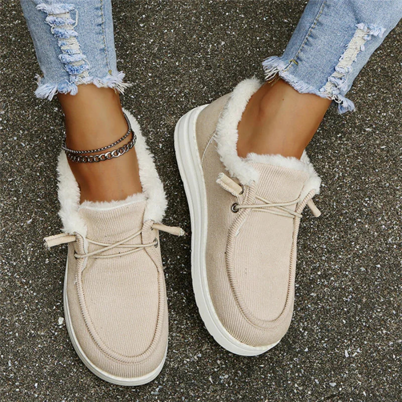 Chaussures pour femmes Mocassins chauds d'hiver