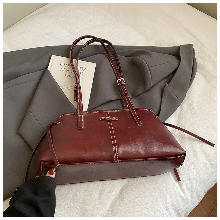 Sac à bandoulière féminin rétro minimaliste à la mode