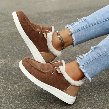 Chaussures pour femmes Mocassins chauds d'hiver