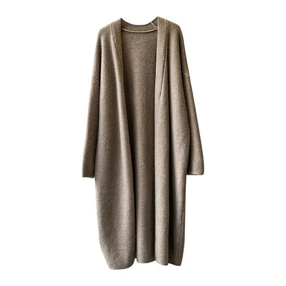 Cardigan en Tricot Long et Élégant