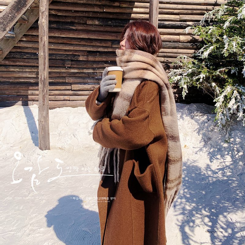 Manteau Long Élégant et Chaleureux pour Femme