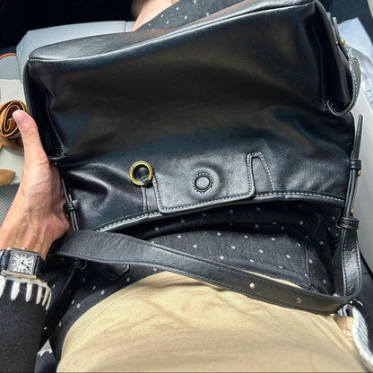Sac à bandoulière rétro simple avec grande capacité
