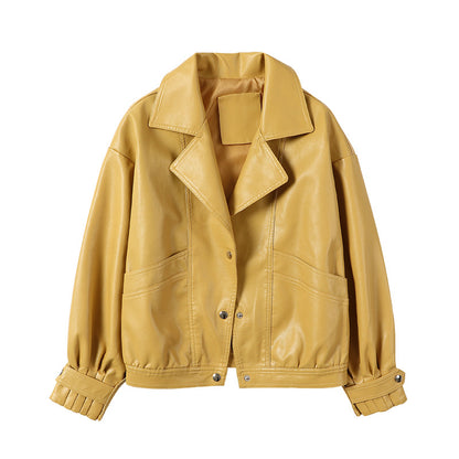 Blouson "Street-Chic" en Similicuir