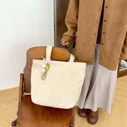 Sac à bandoulière en toile décontracté grande capacité