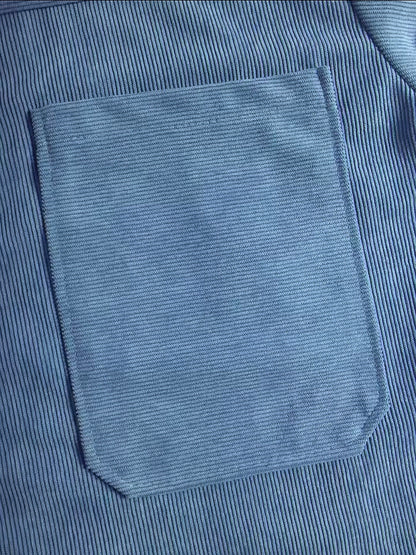 Veste Zippée Légère en Velours Côtelé