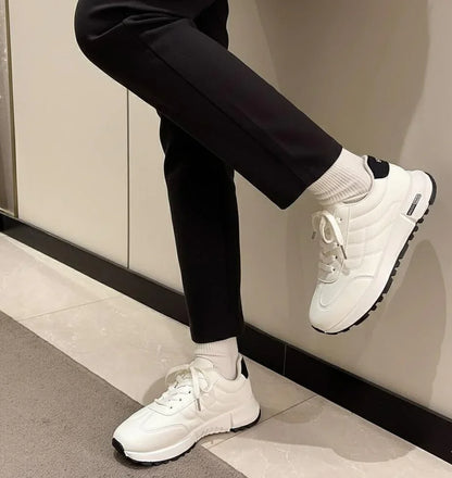 Baskets urbaines confort premium à lacets
