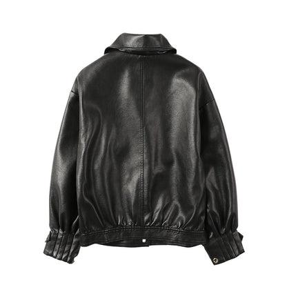 Blouson "Street-Chic" en Similicuir