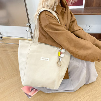 Sac à bandoulière en toile décontracté grande capacité