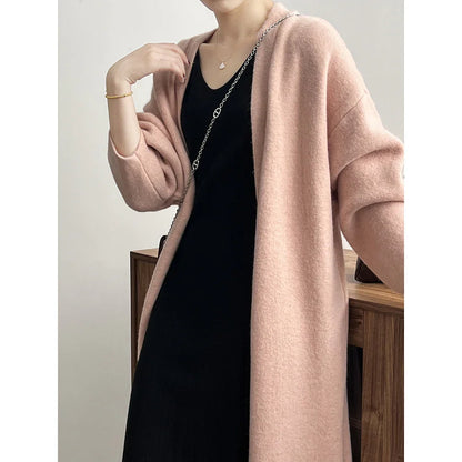 Cardigan en Tricot Long et Élégant