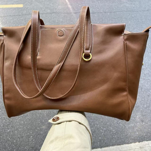 Sac à bandoulière rétro simple avec grande capacité