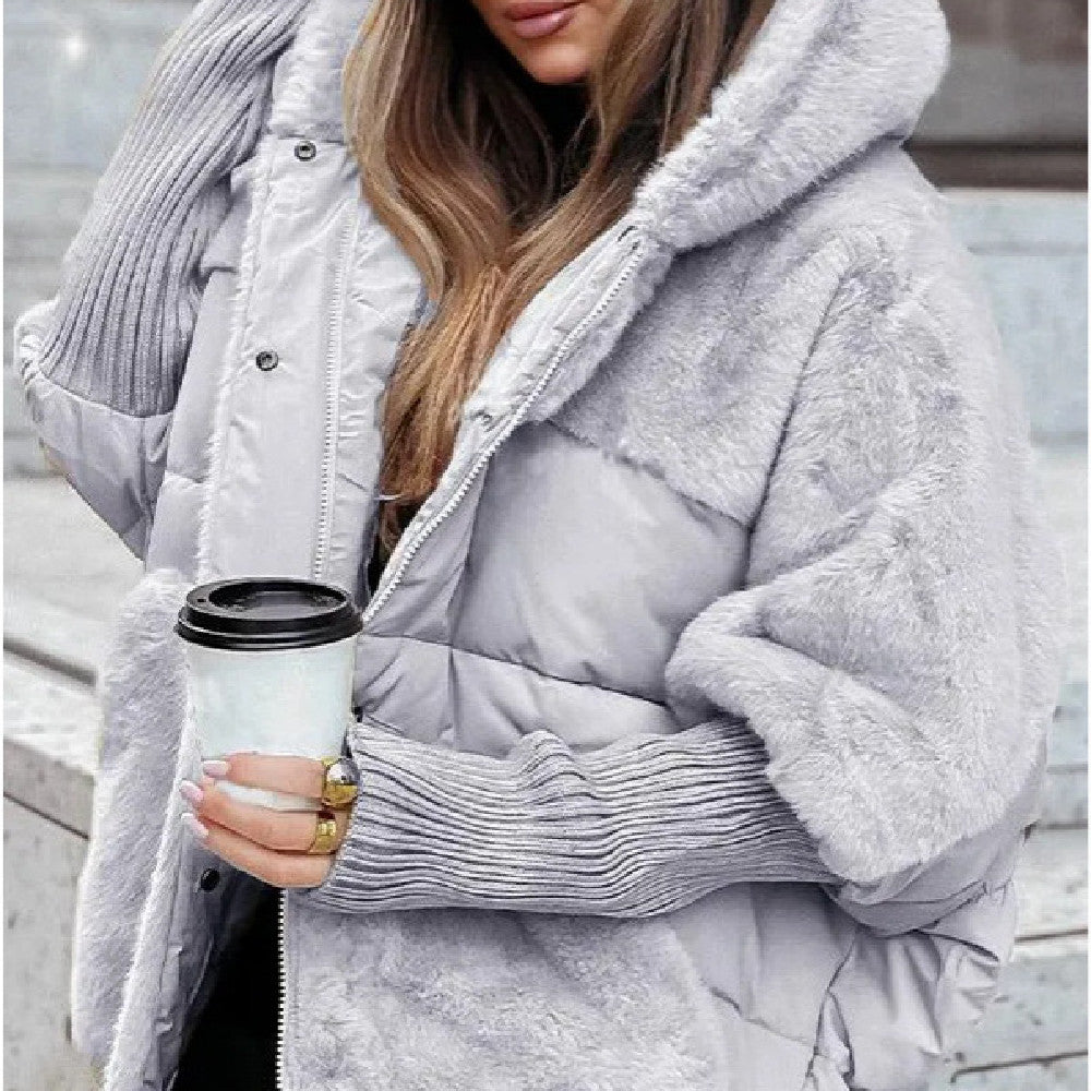 Manteau à manches longues avec capuche